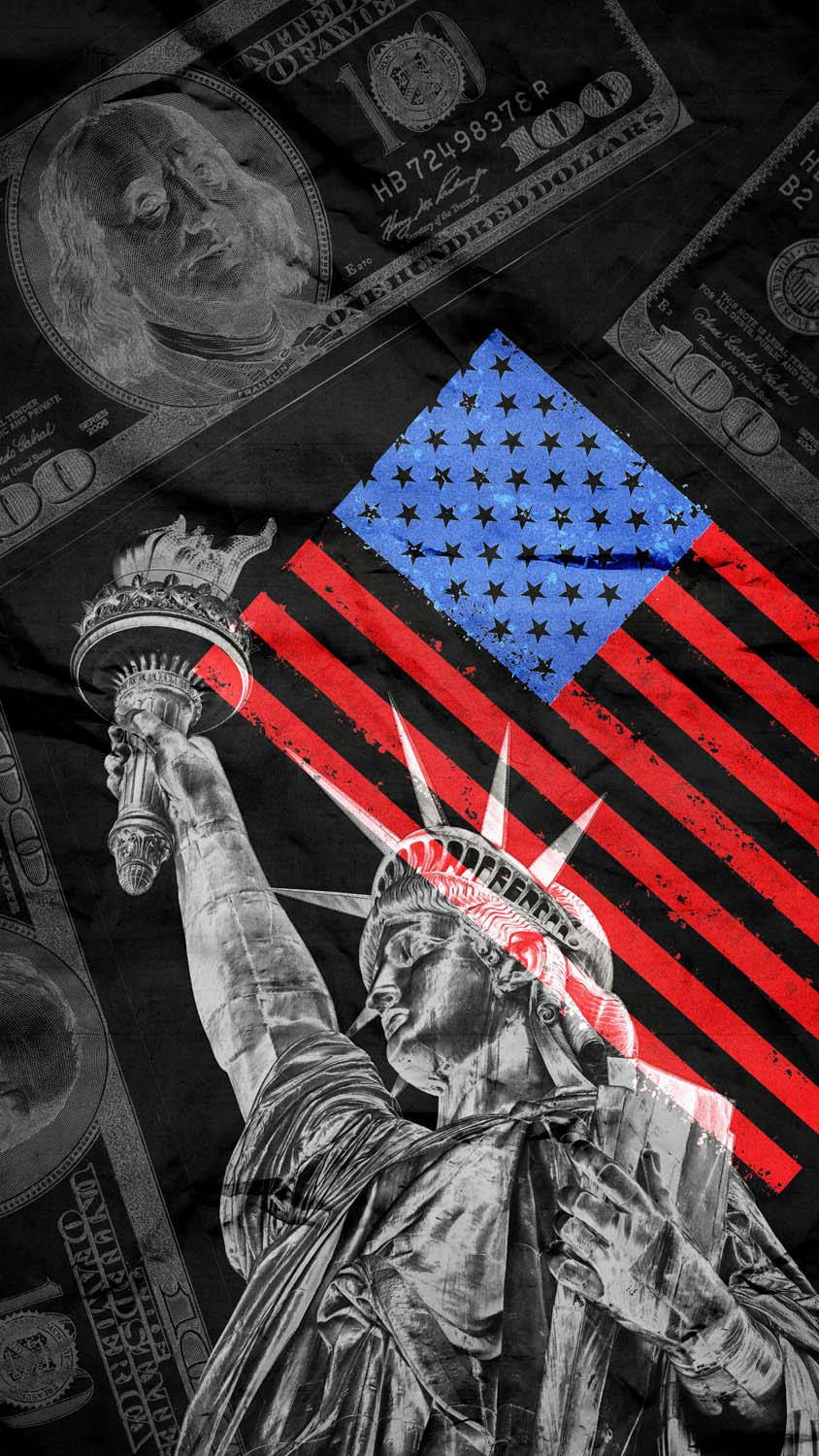 America Iphone Cool Graphic Design Wallpaper