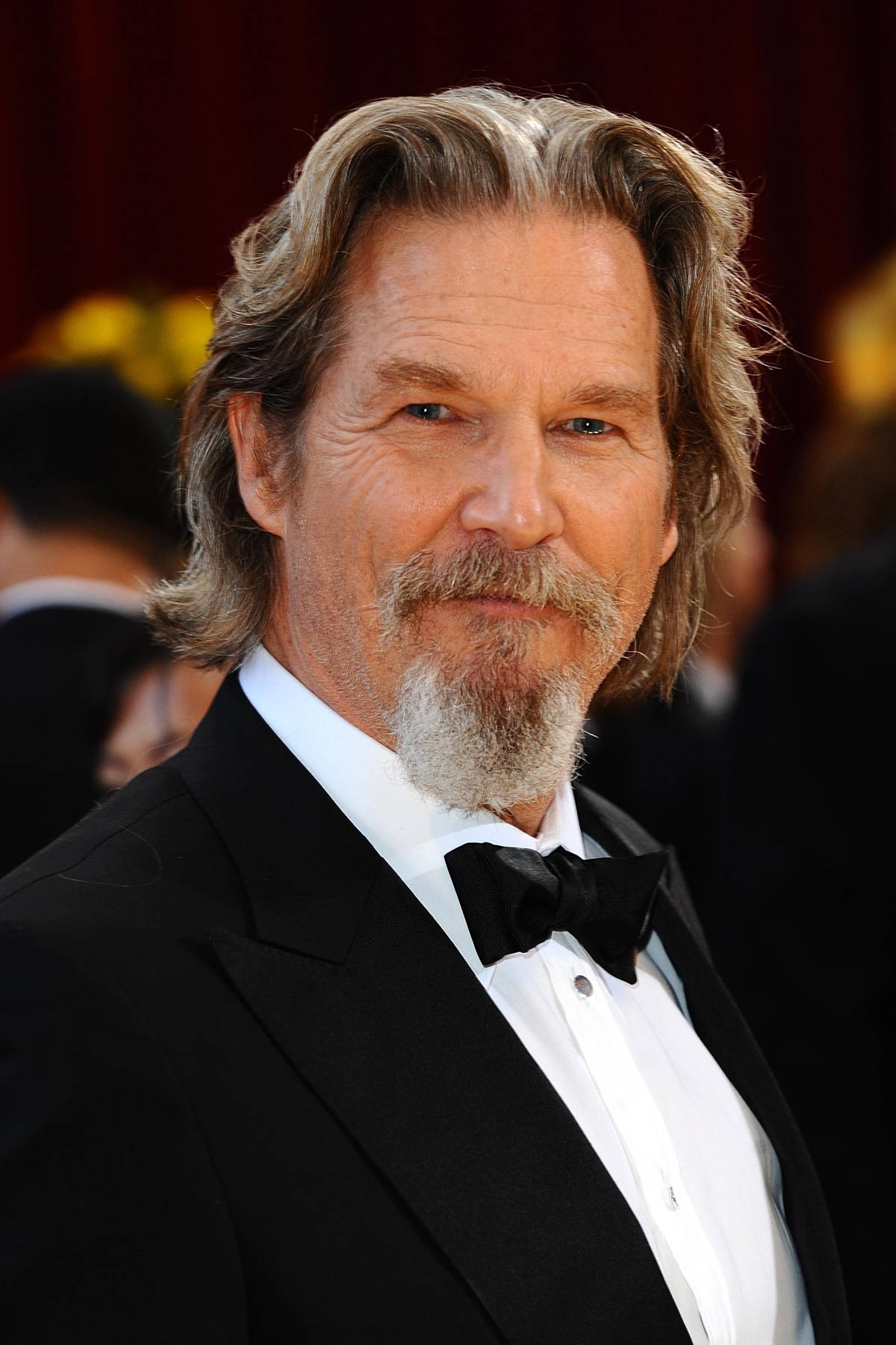 American Actor Jeff Bridges With Black Bowtie Wallpaper