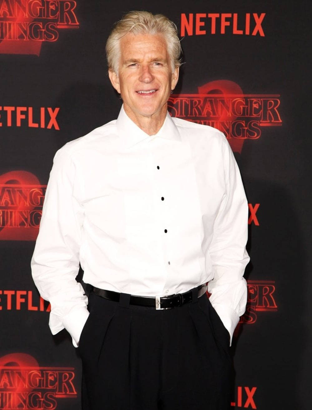 American Actor Matthew Modine In Stranger Things 2 Premiere Night Wallpaper