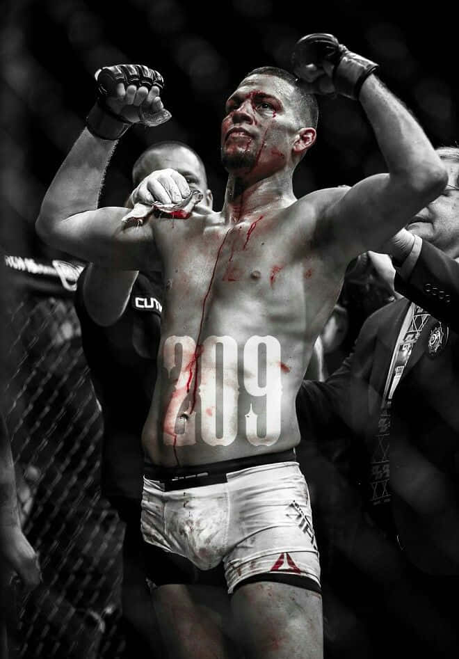 American Athlete Nate Diaz 209 Wallpaper