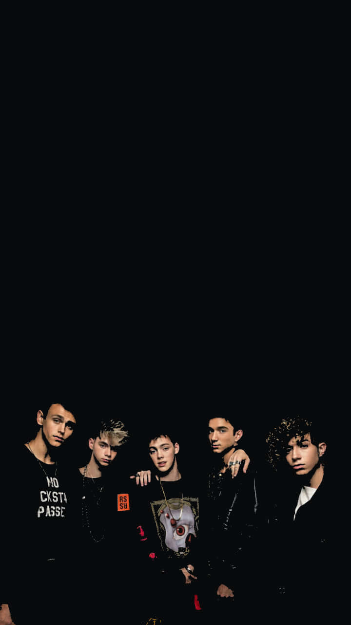 American Boy Band Why Don't We All Black Ensemble Wallpaper