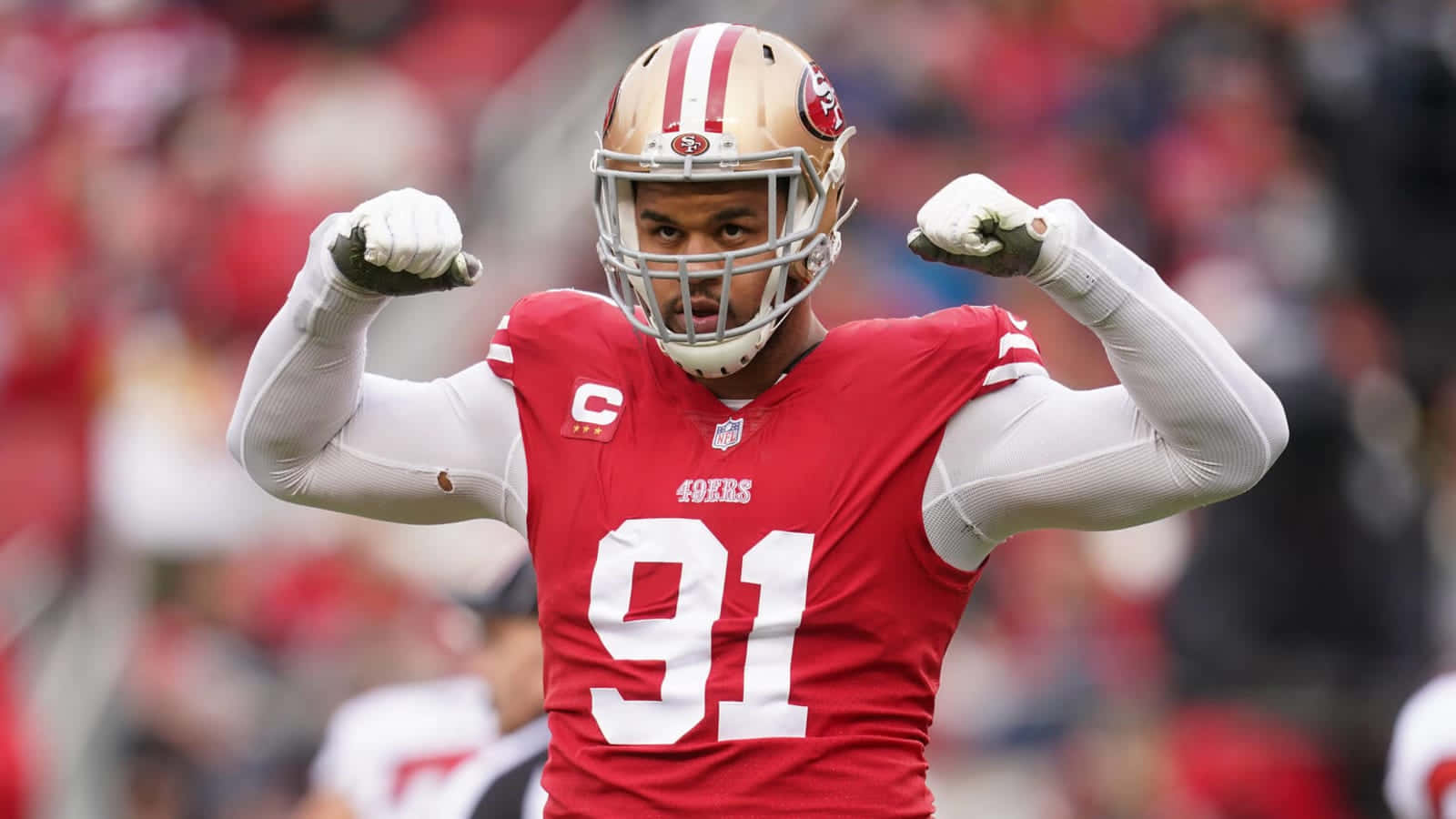 American Defensive Lineman Arik Armstead Wallpaper