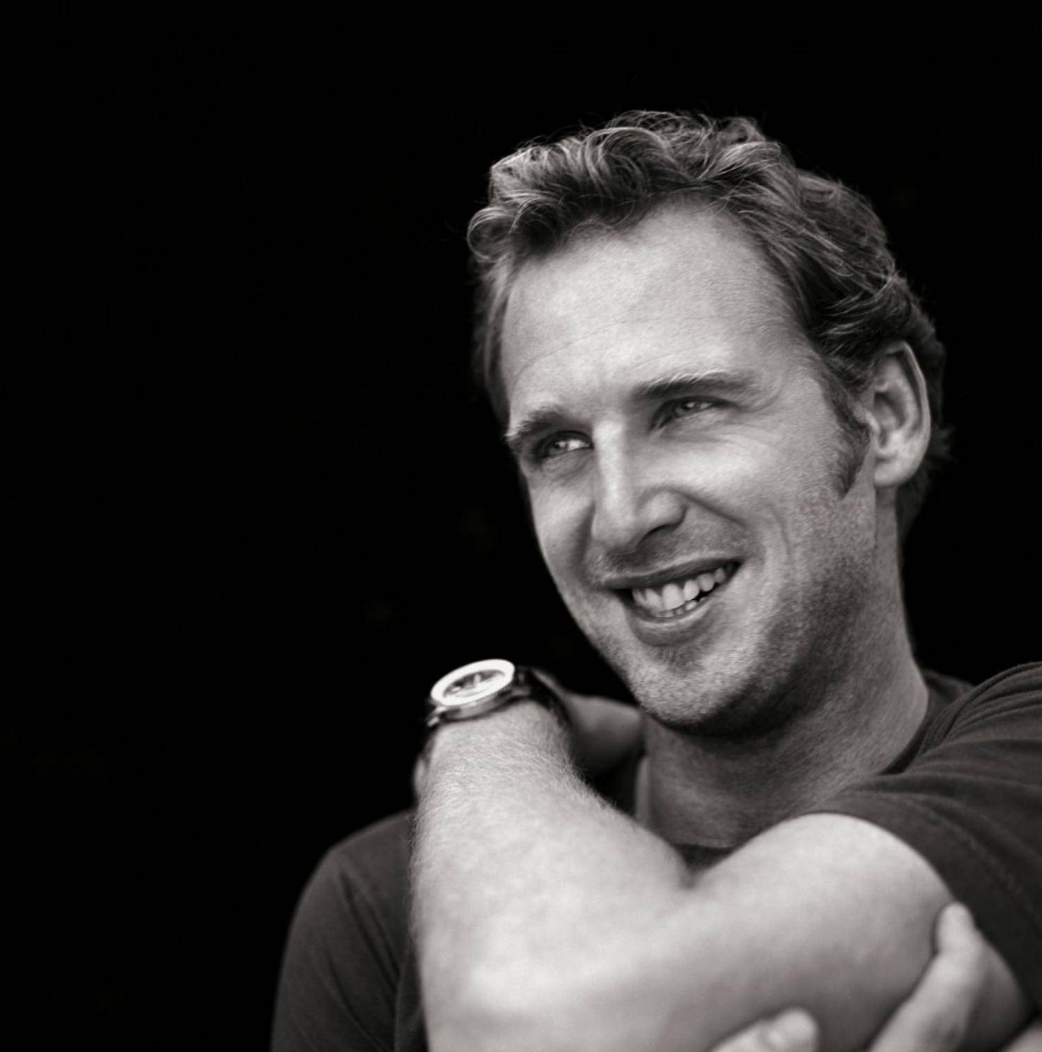 American Film Actor Josh Lucas Monochrome Photograph Wallpaper