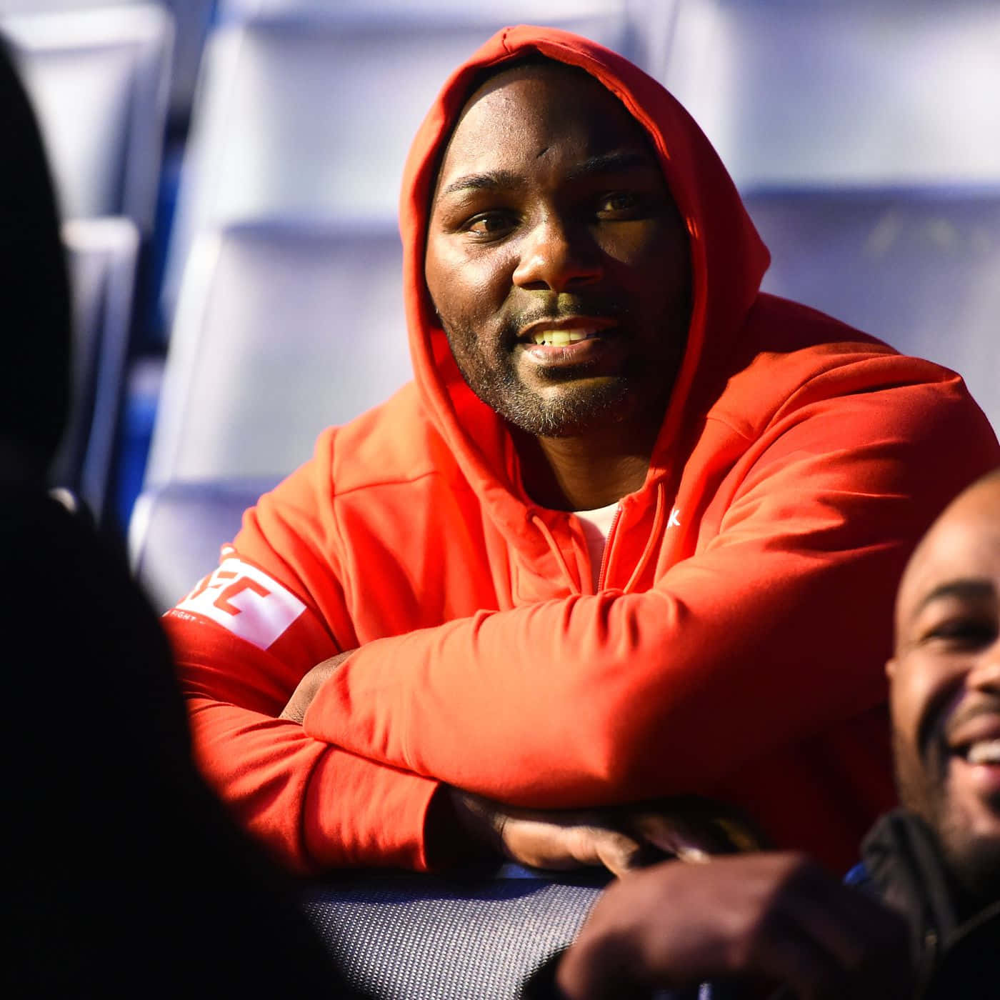 American Mixed Martial Artist Anthony Johnson Ufc 210 Backstage Wallpaper