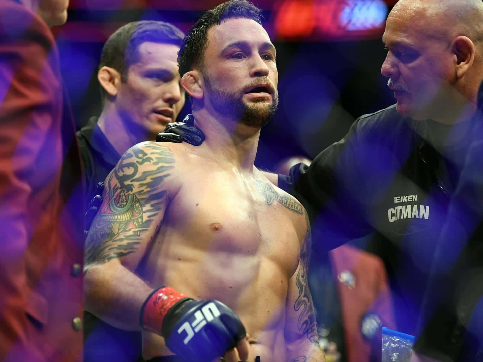 American Mixed Martial Artist Frankie Edgar During Ufc 222 Wallpaper