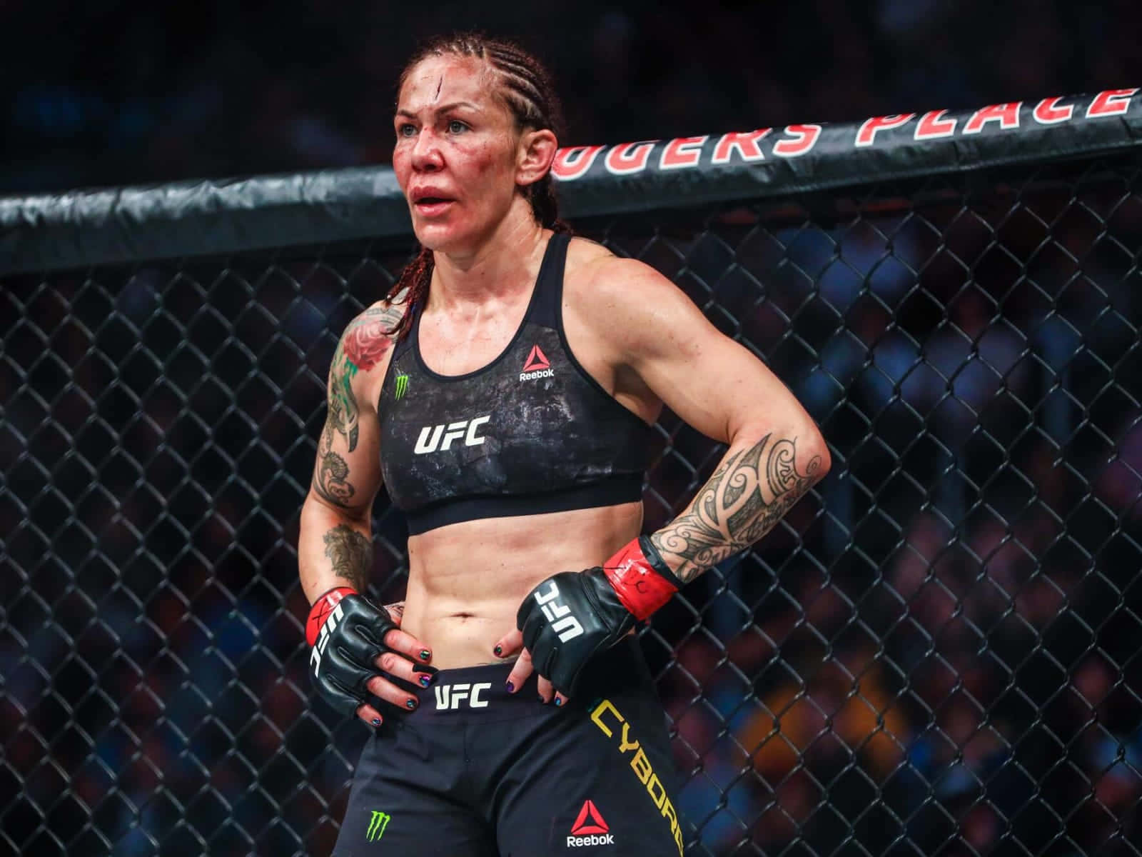 American Mma Fighter Cris Cyborg Ufc 240 Wallpaper