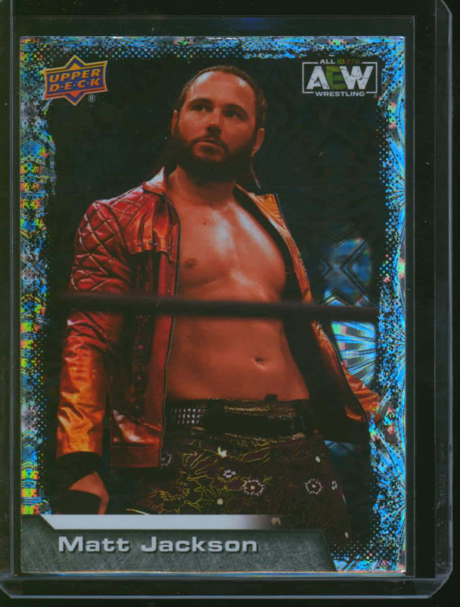 American Professional Wrestler Matt Jackson Upper Deck Collector Card Wallpaper