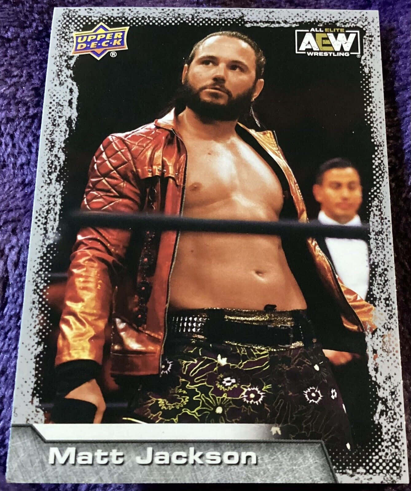 American Professional Wrestler Matt Jackson Upper Deck Trading Card Wallpaper