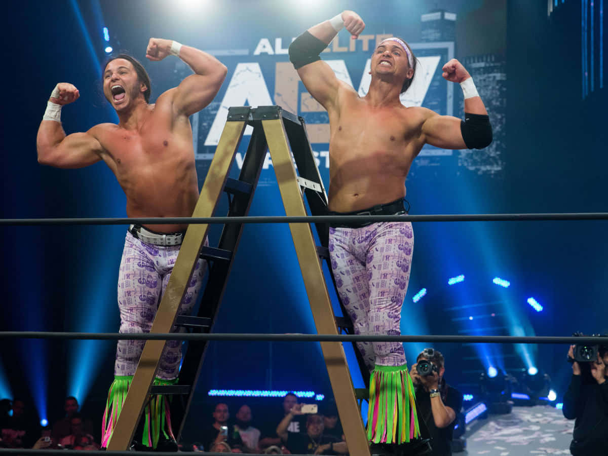 American Professional Wrestlers Nick And Matt Jackson Wallpaper