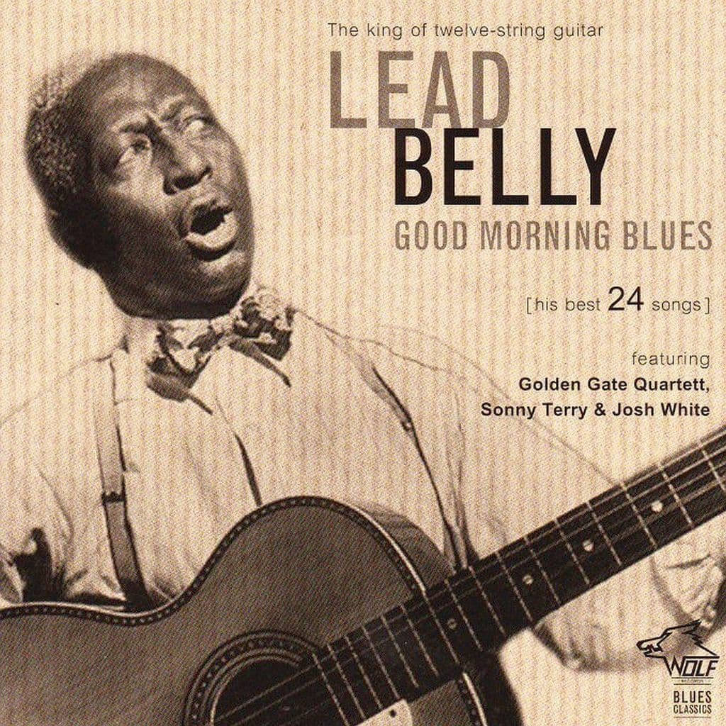 American Singer Leadbelly King Of The Twelve String Guitar Album Wallpaper