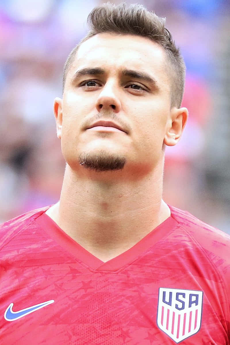 American Soccer Player Aaron Long Portrait Shot Wallpaper