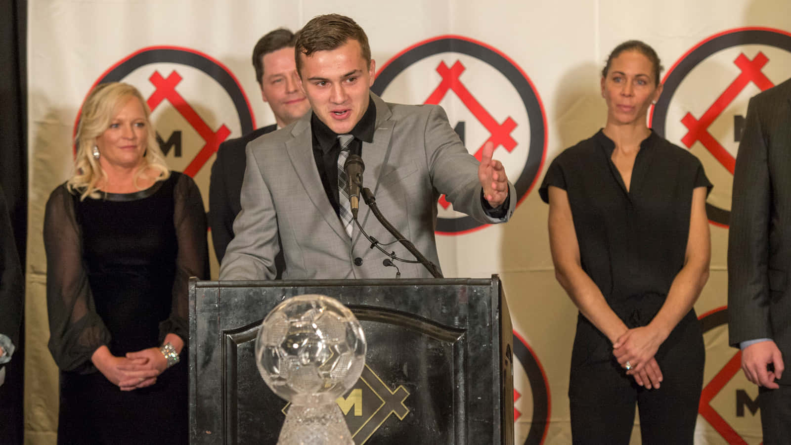 American Soccer Player Jordan Morris Speech Interview Shot Wallpaper