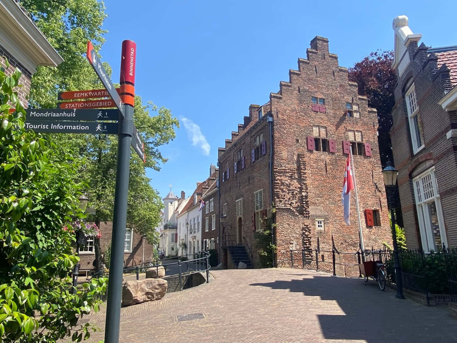 Amersfoort Historic City Center Street View Wallpaper