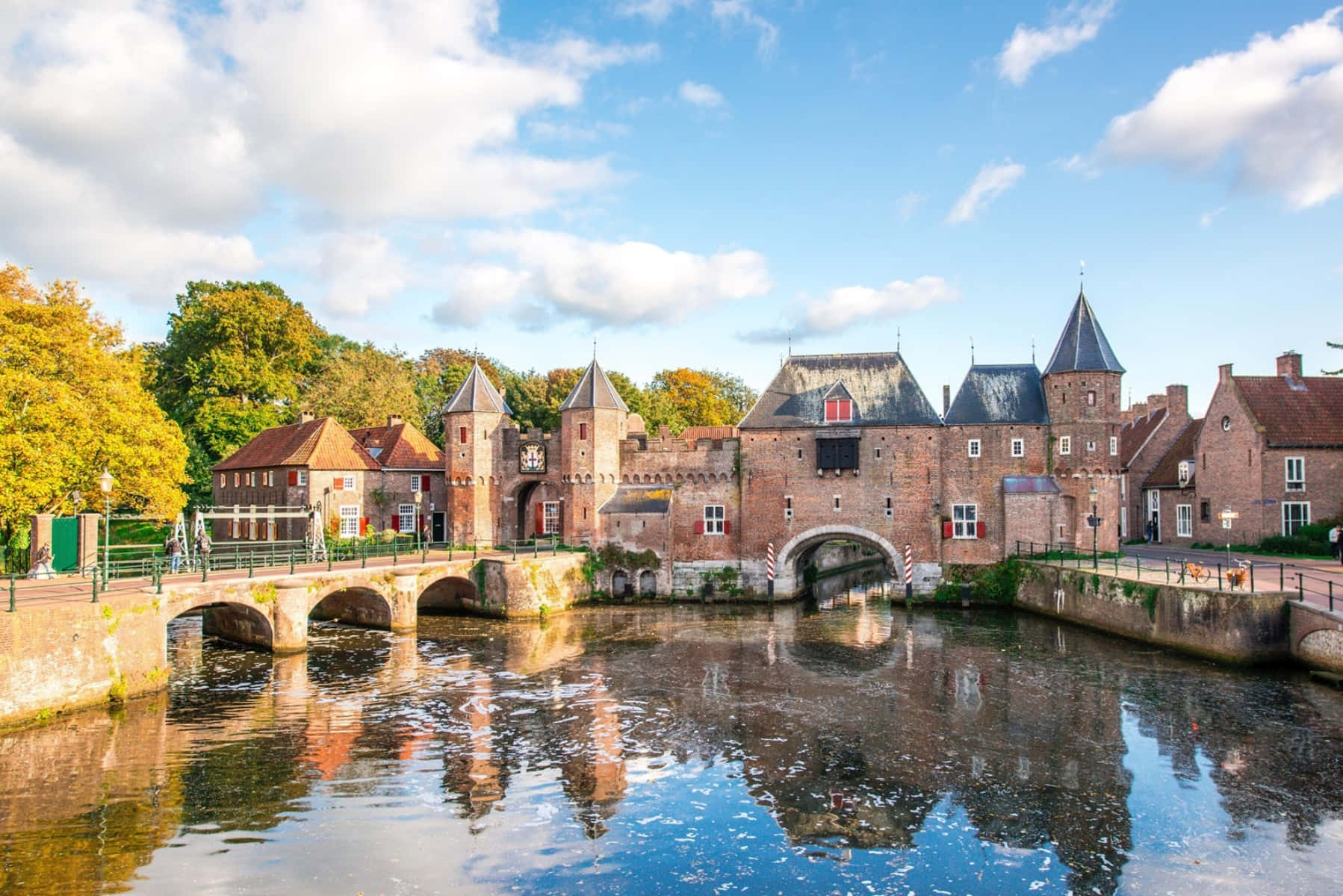 Amersfoort Koppelpoort Medieval Gate Wallpaper