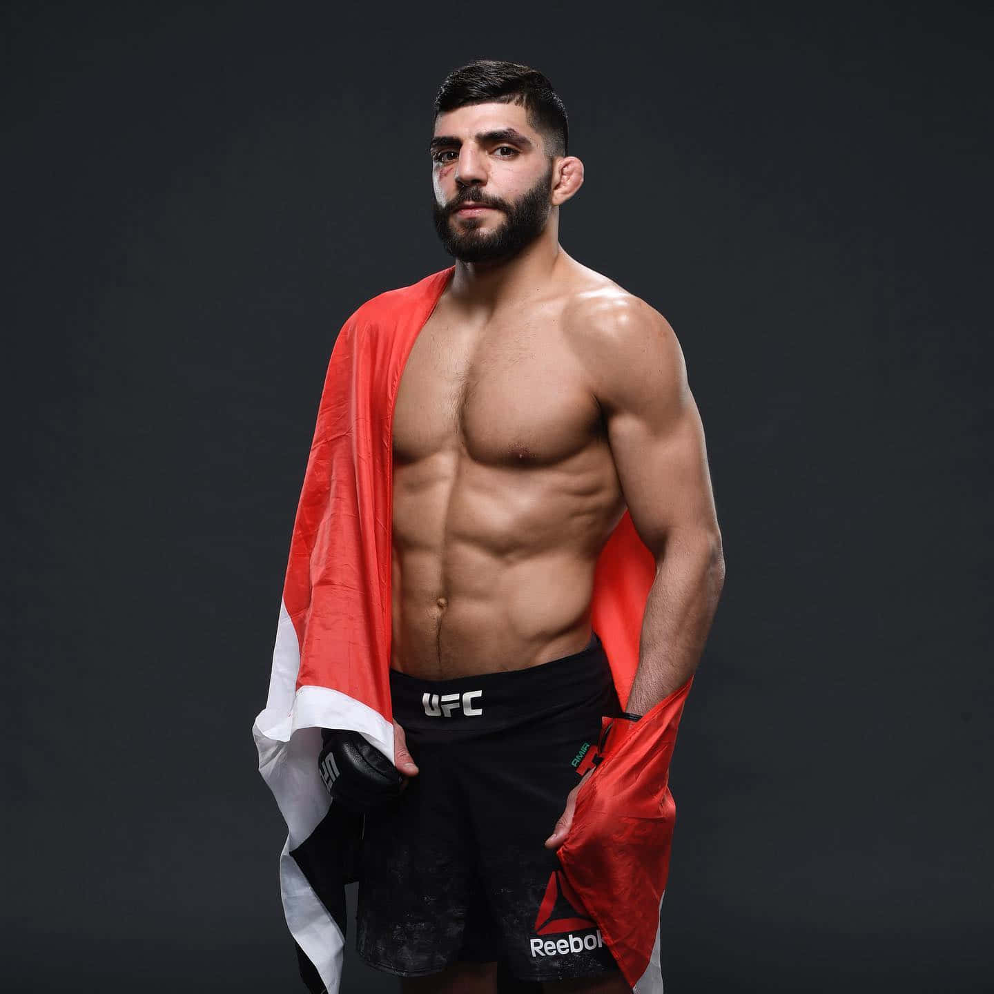 Amir Albazi With Iraqi Flag Wallpaper