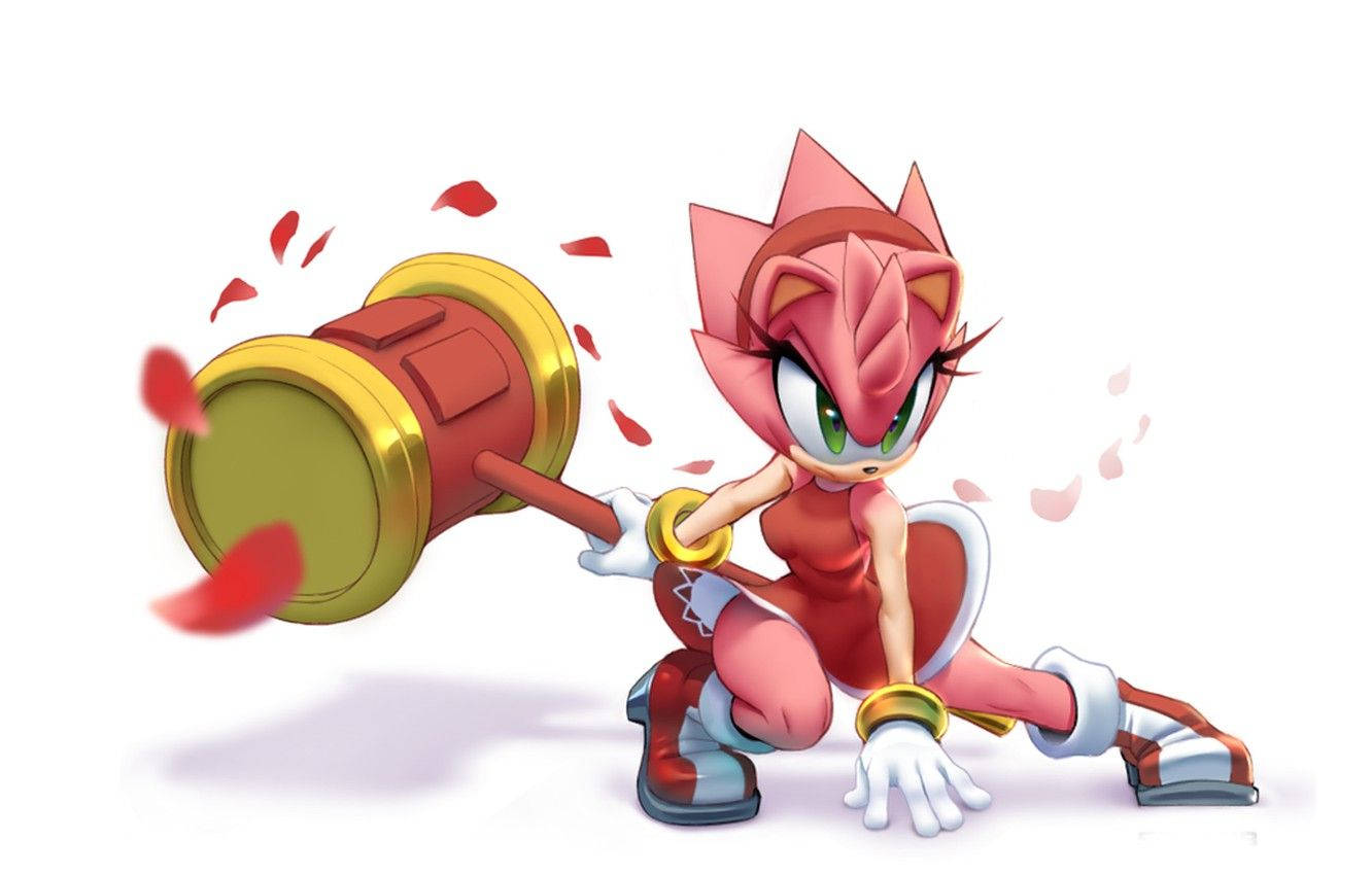 Amy Rose Concept Art Wallpaper