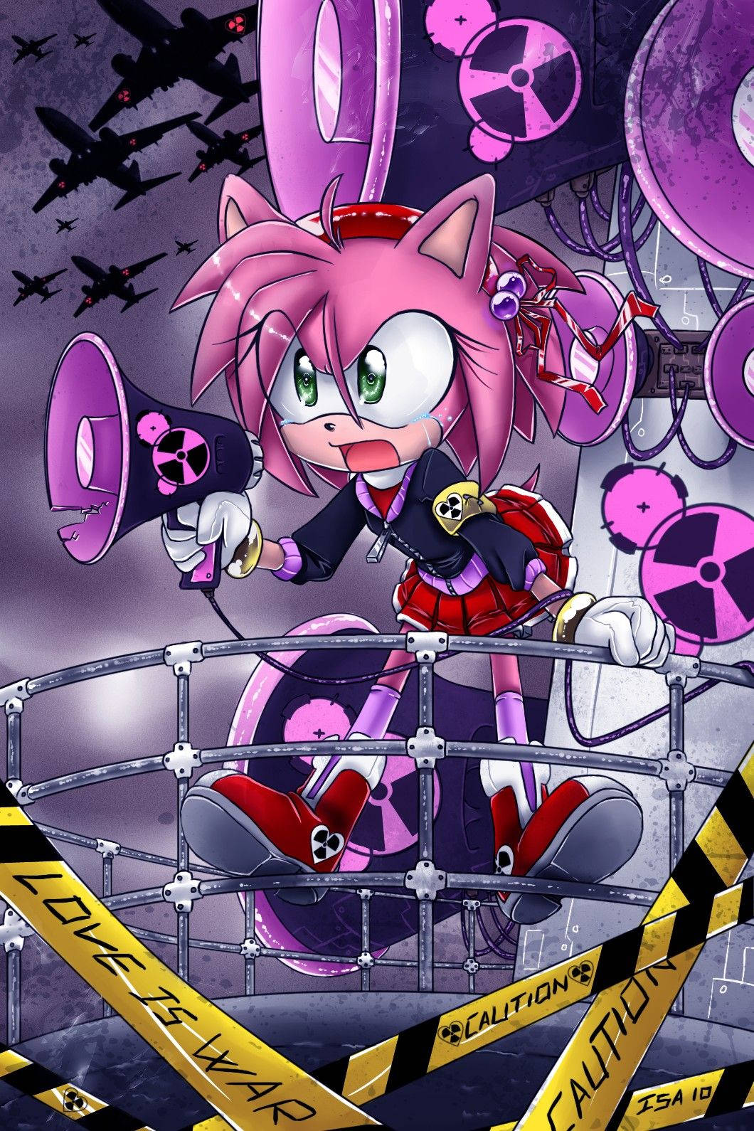 Amy Rose Love Is War Wallpaper