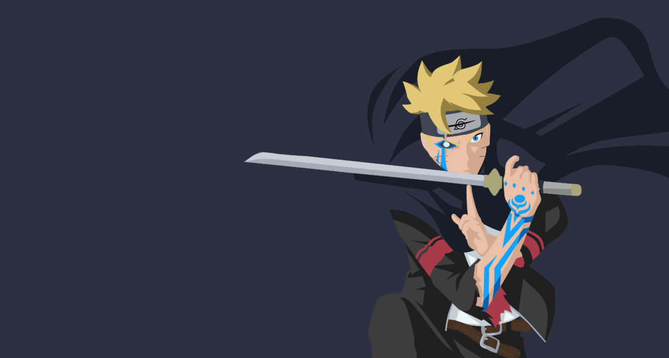 An Adult Version Of The Beloved Naruto Character, Boruto Wallpaper