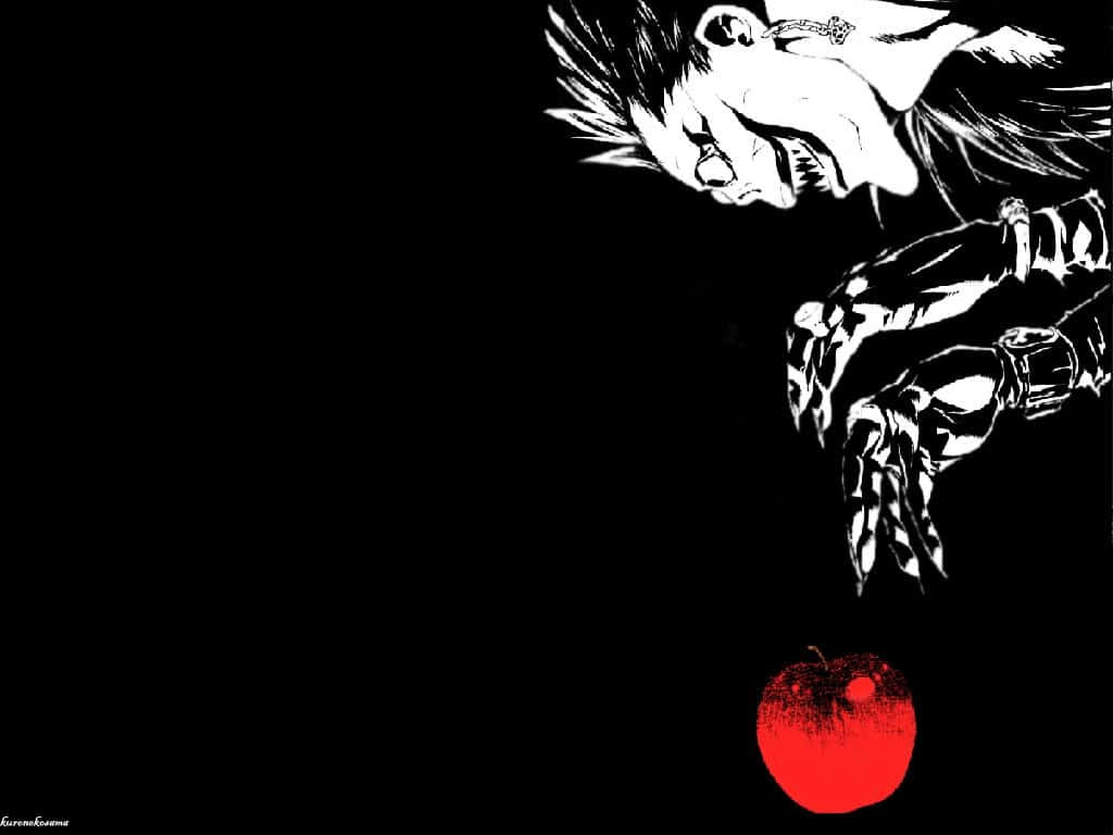 An Artistic Depiction Of A Shinigami Wallpaper