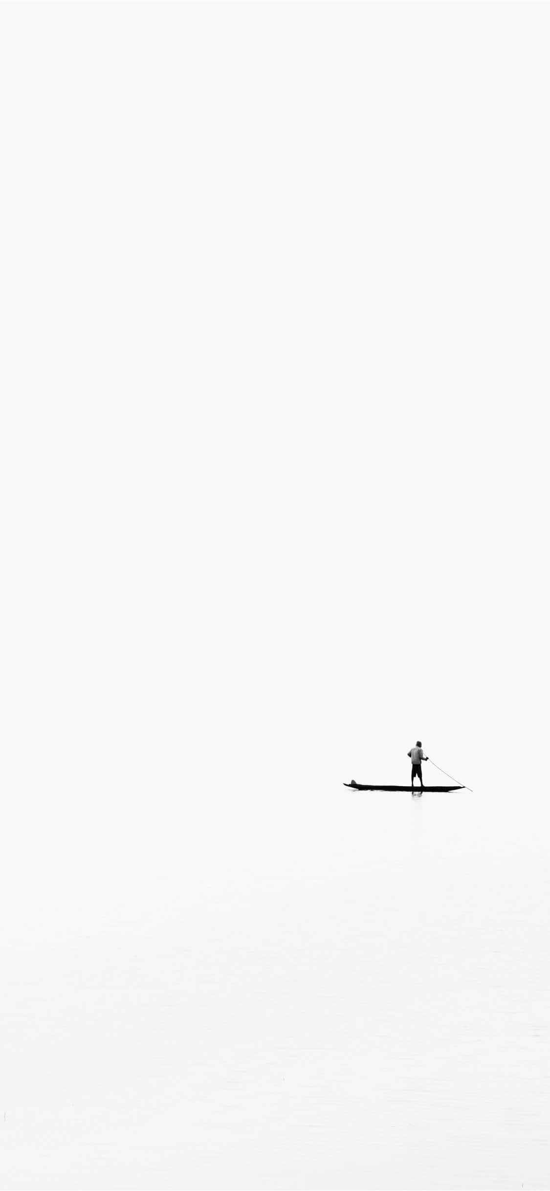 An Elegant Minimalist Black & White Design Wallpaper