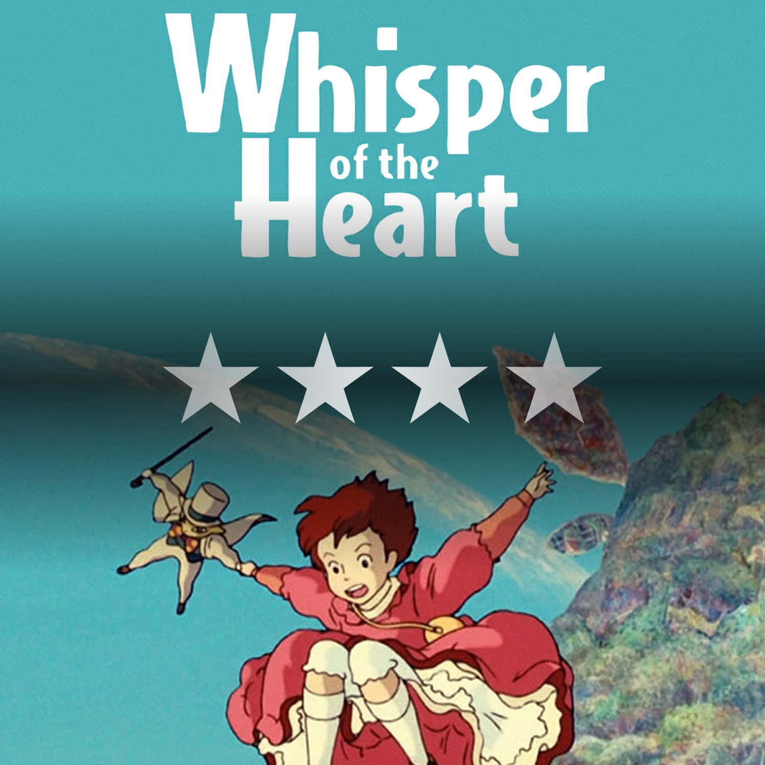 An Enchanting Gaze Over The City - Whisper Of The Heart Wallpaper