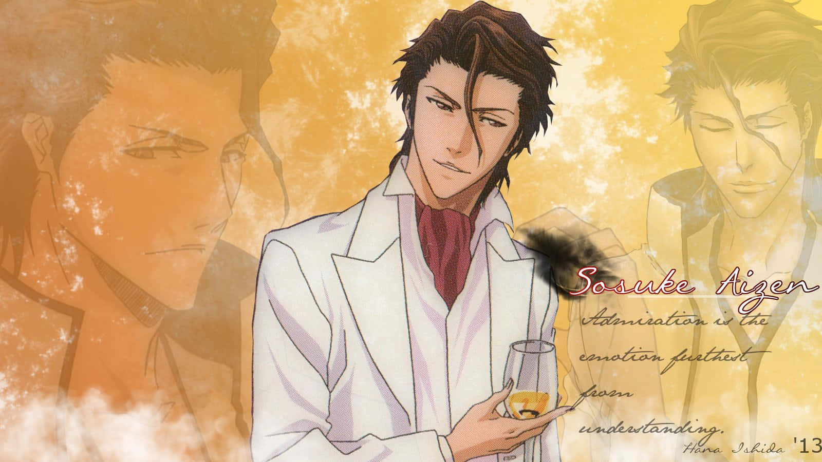 An Epic Journey Of Sosuke Aizen Wallpaper