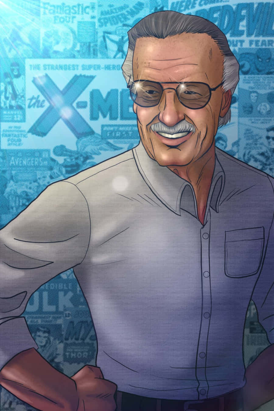 An Inspirational Tribute To Stan Lee Wallpaper