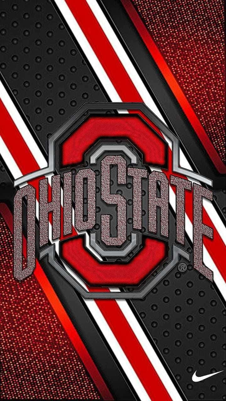 An Ohio State Iphone Standing Out From The Crowd Wallpaper