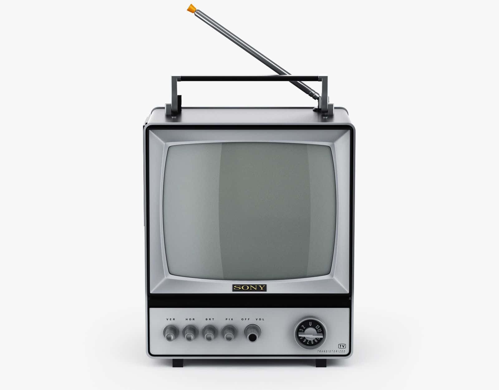 An Old-fashioned Retro Tv In A Vintage Setting Wallpaper