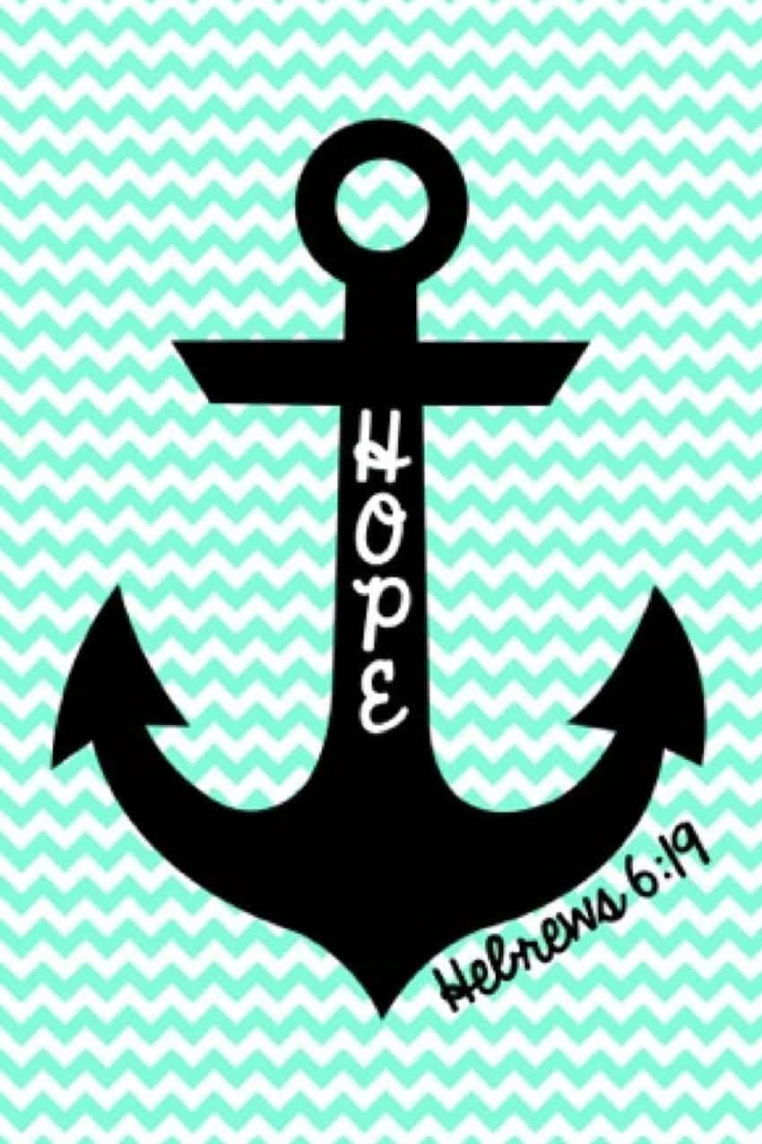 Anchor Hope Chevron Chevron Chevron Chevron Anchor Wallpaper