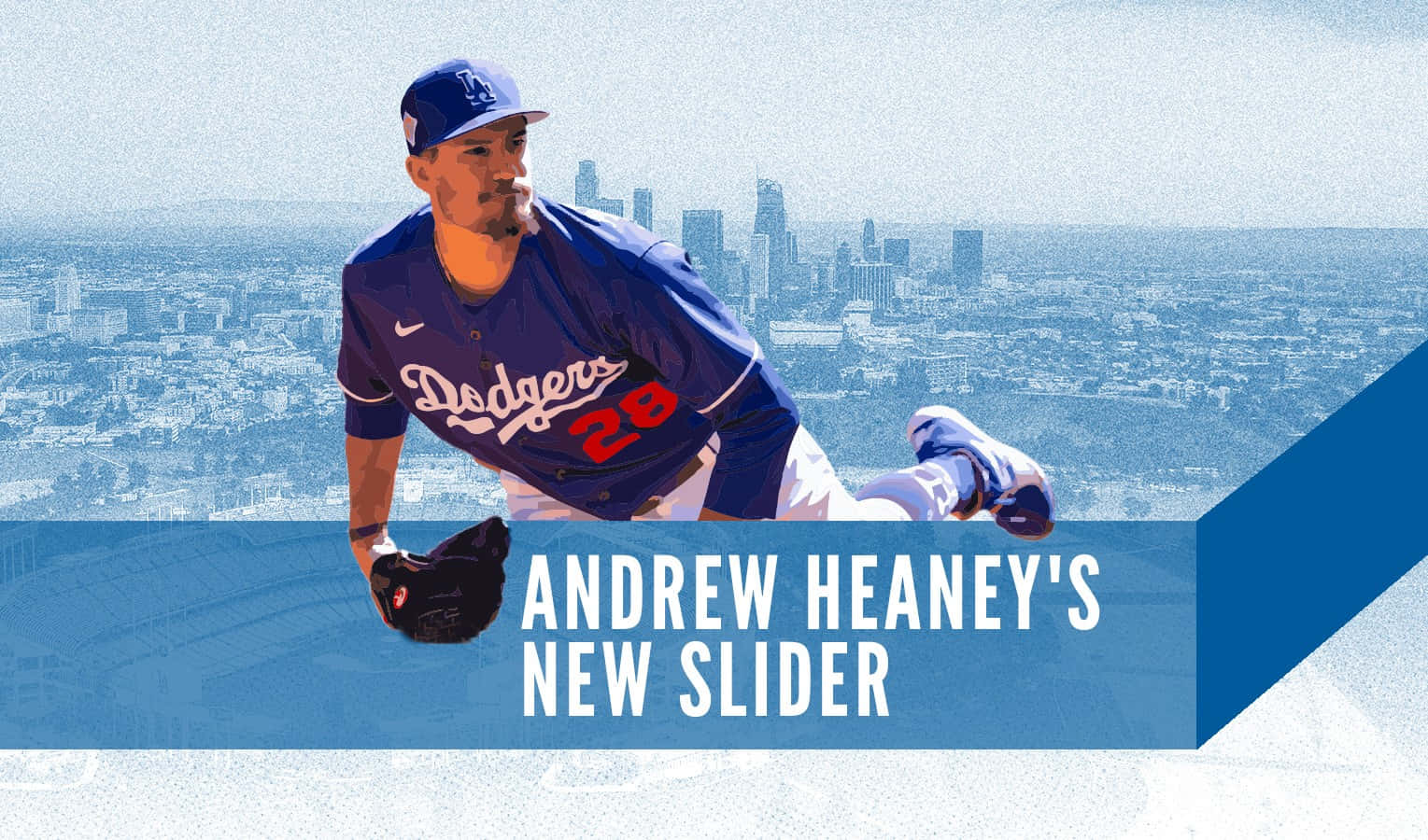 Andrew Heaney New Slider Pitch Illustration Wallpaper