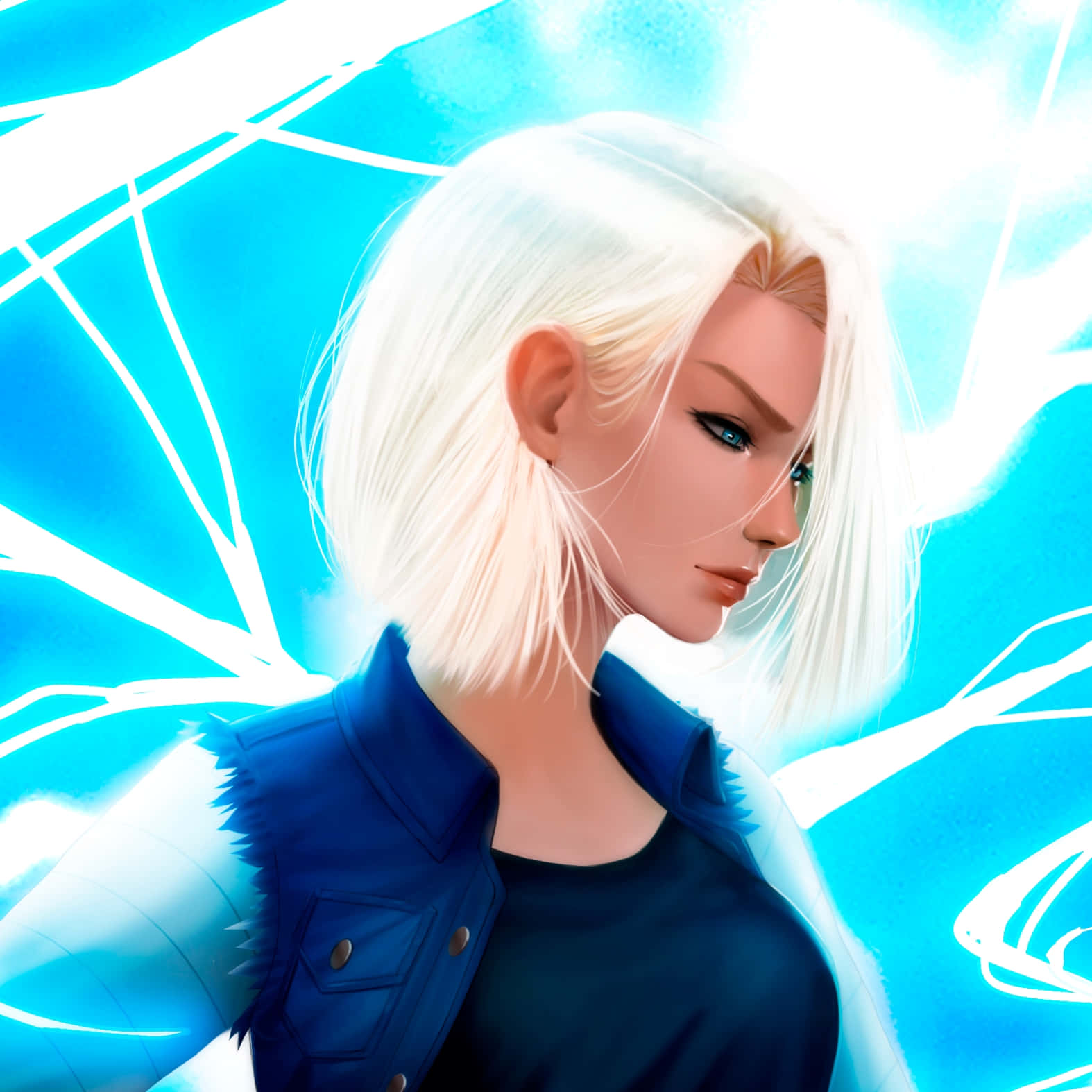 Android18 Profile Art Wallpaper