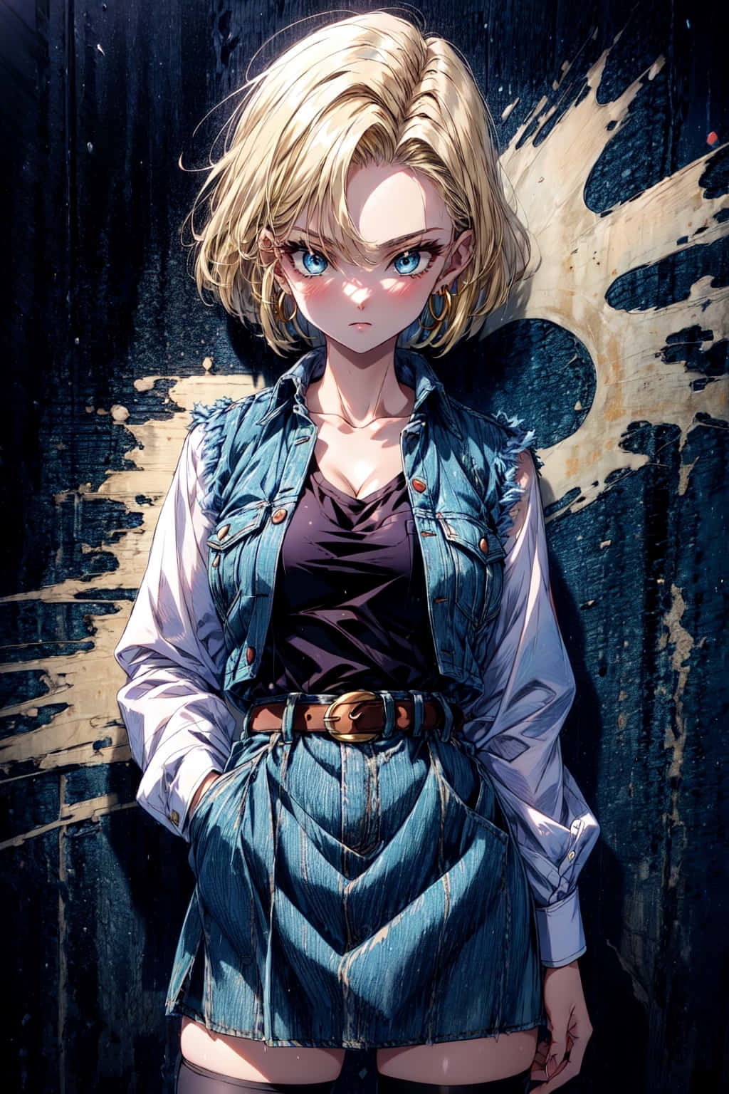 Android18 Stylish Artwork Wallpaper