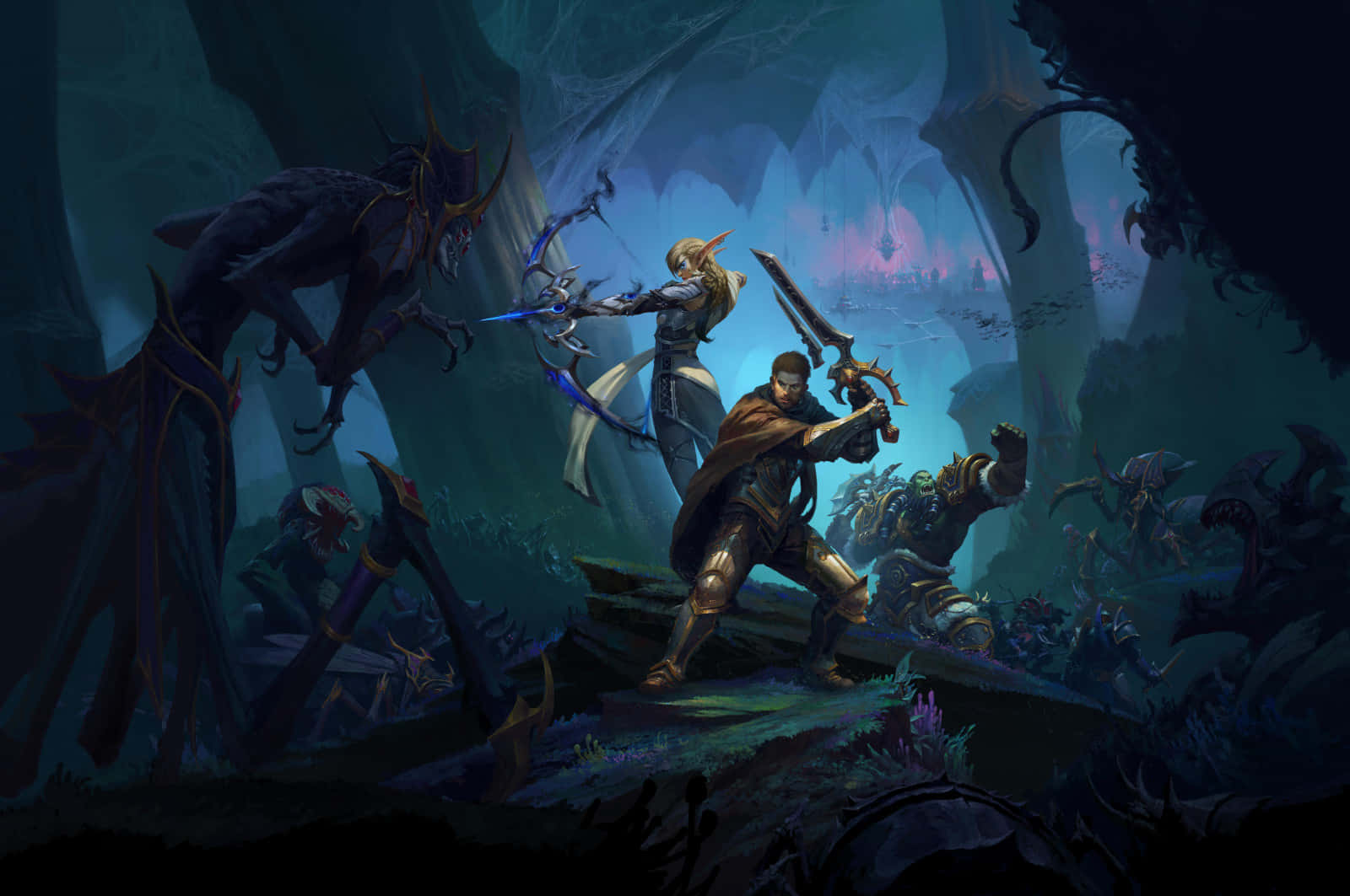 Anduin Wrynn Epic Battle Artwork Wallpaper