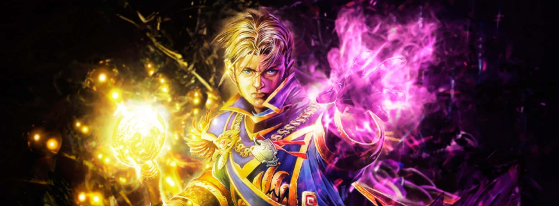 Anduin Wrynn Magic Display Wallpaper