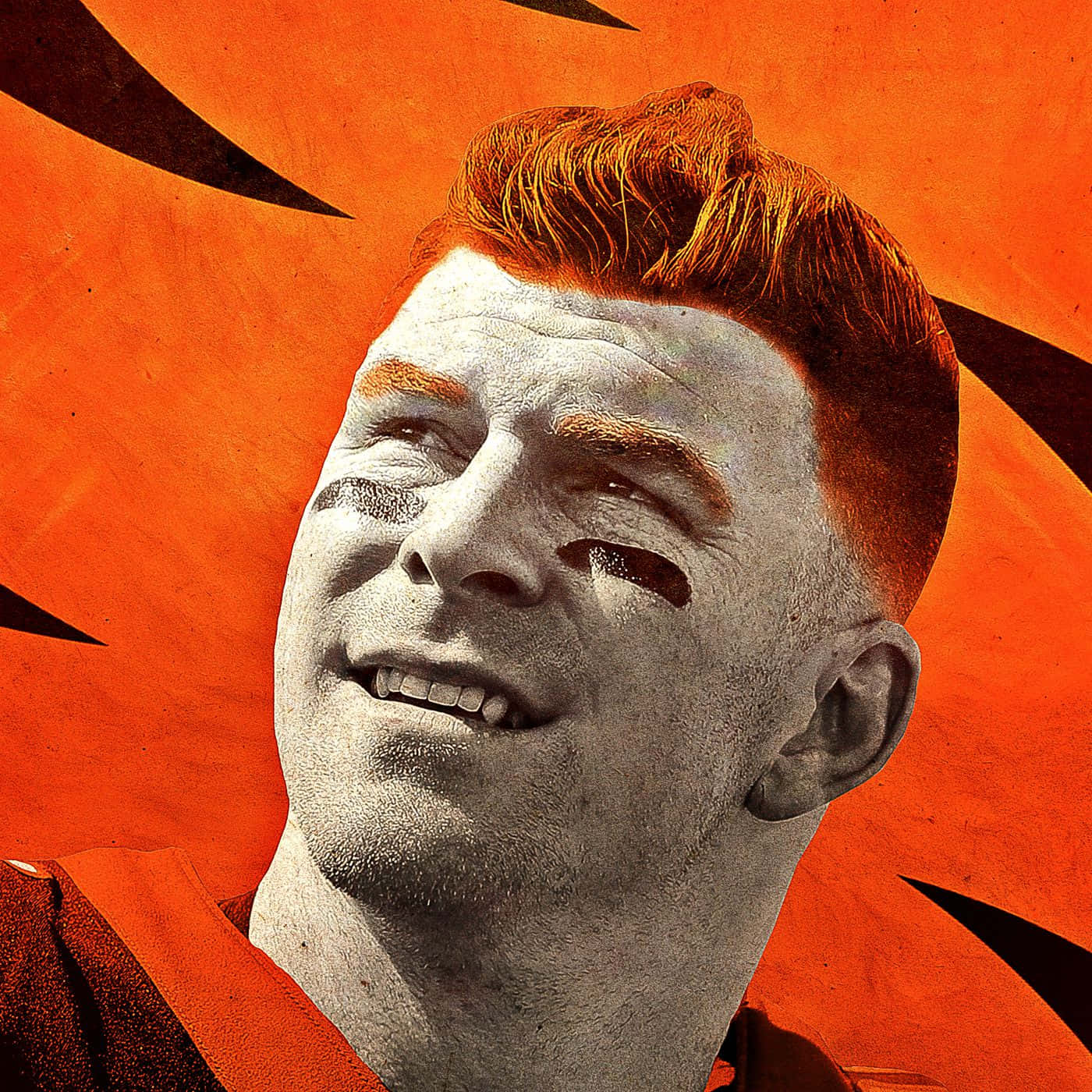 Andy Dalton Orange Backdrop Wallpaper