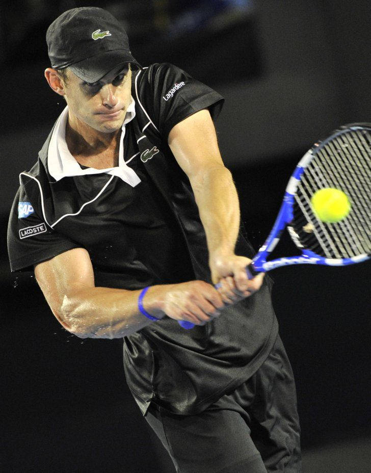 Andy Roddick Hitting Sideways Wallpaper