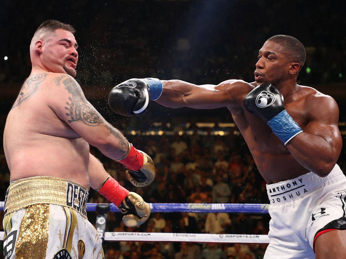 Andy Ruiz And Joshua Battle Wallpaper