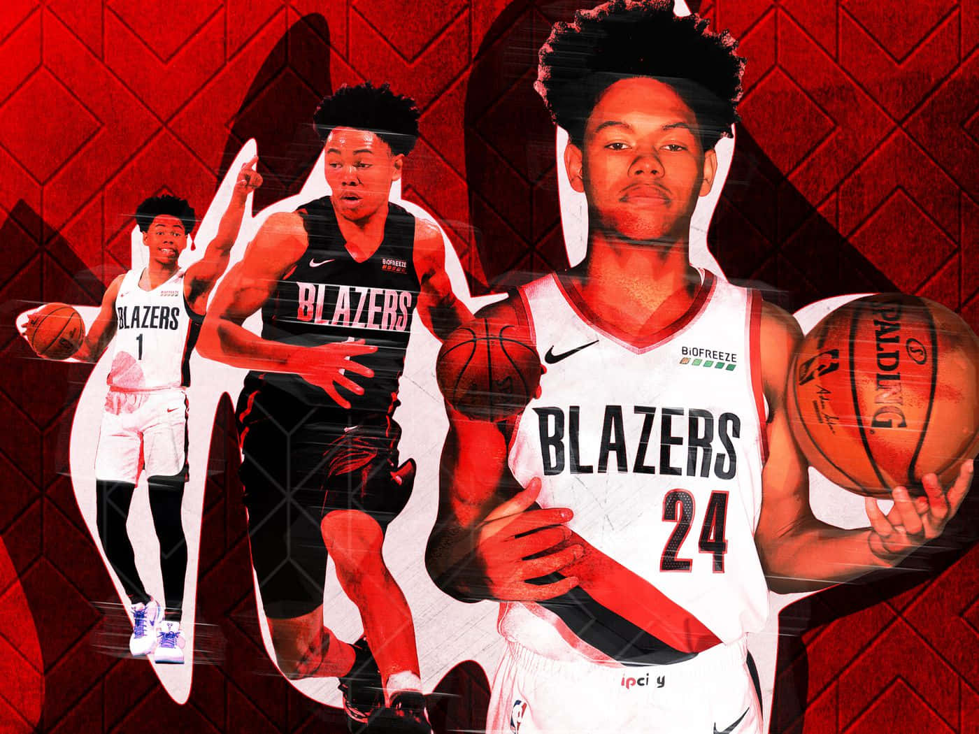 Anfernee Simons American Professional Basketball Player Wallpaper