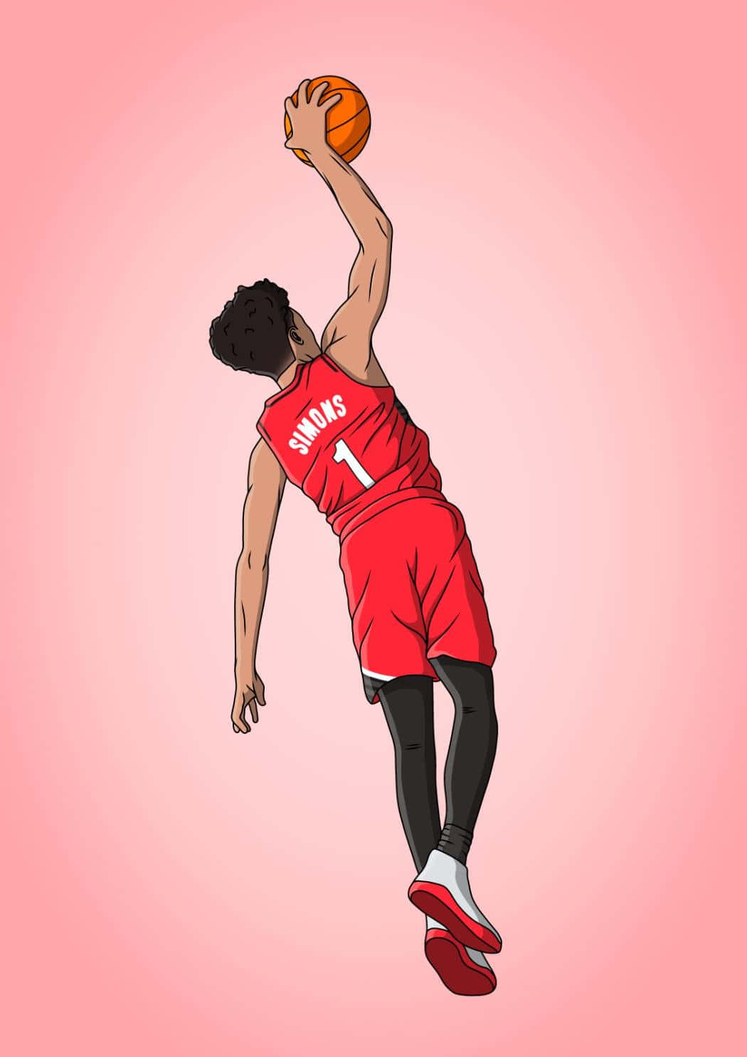 Anfernee Simons Vector Art Wallpaper