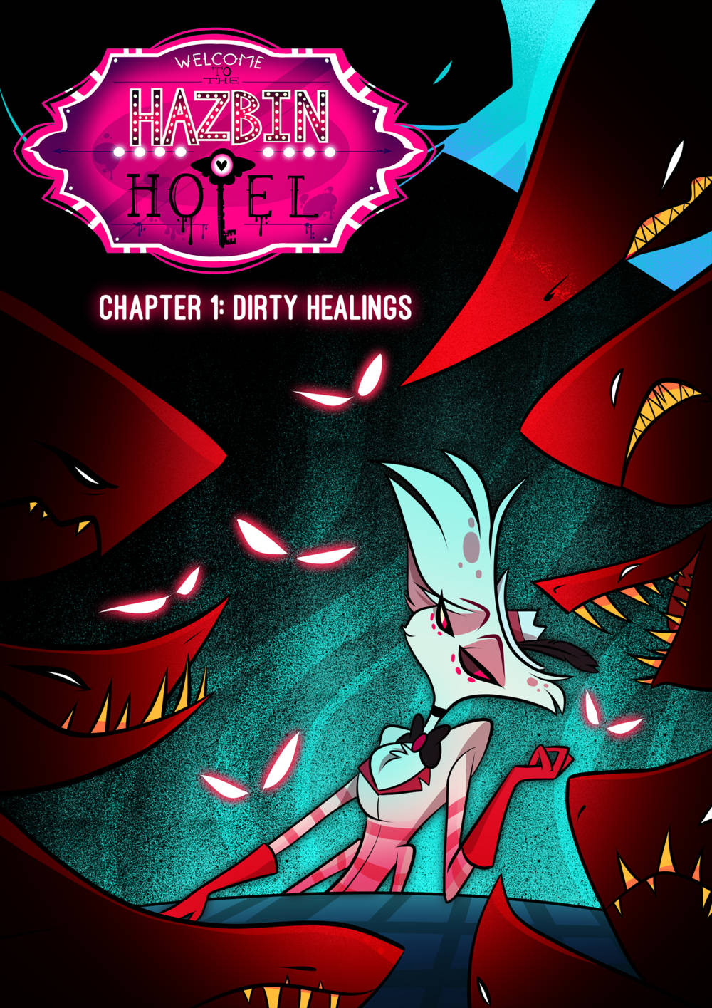 Angel Dust Hosts His Debut At Hazbin Hotel Wallpaper