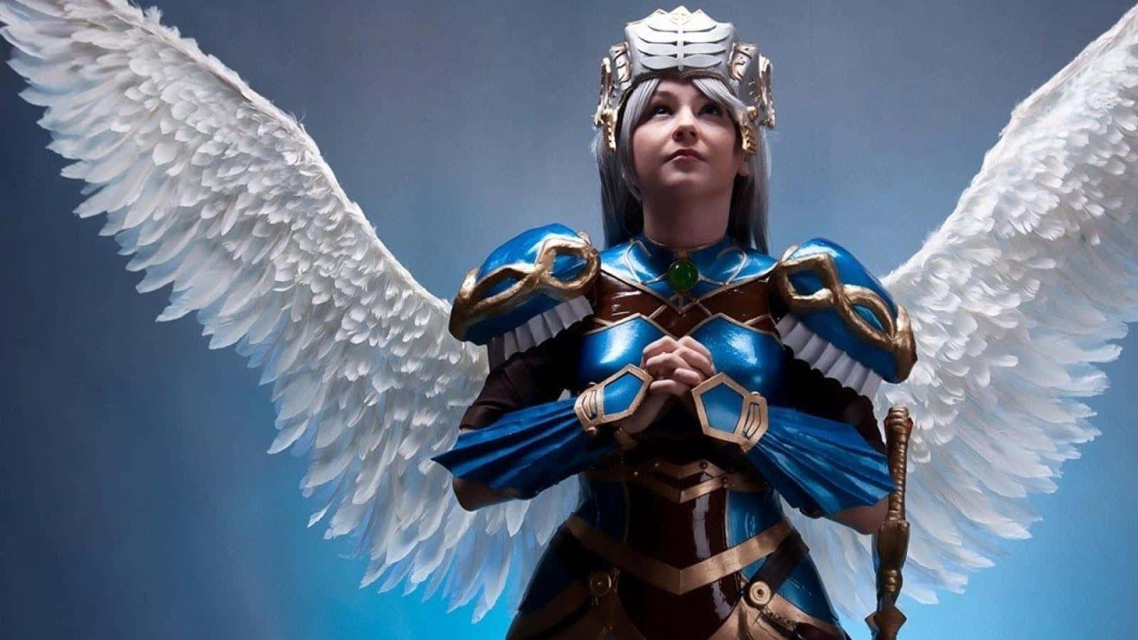 Angel Warrior Cosplay Fantasy Costume Wallpaper