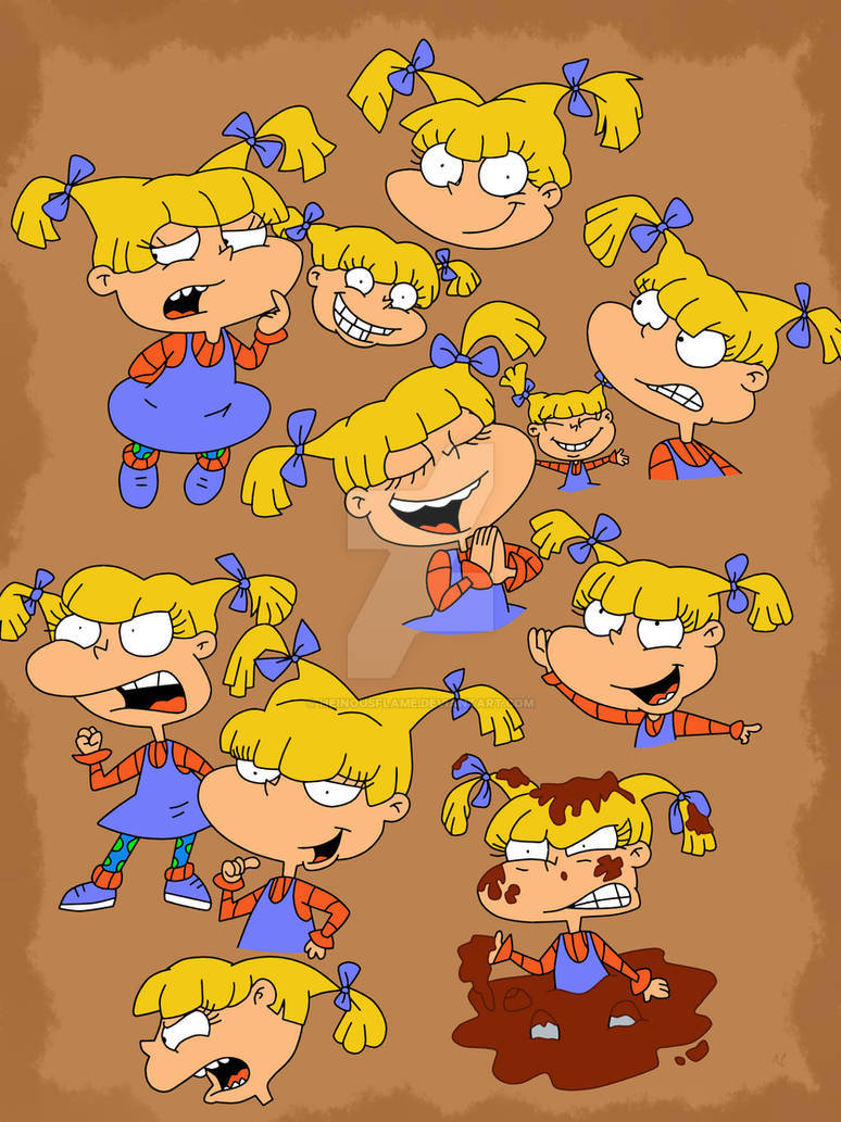 Angelica Pickles Reactions Brow Art Wallpaper