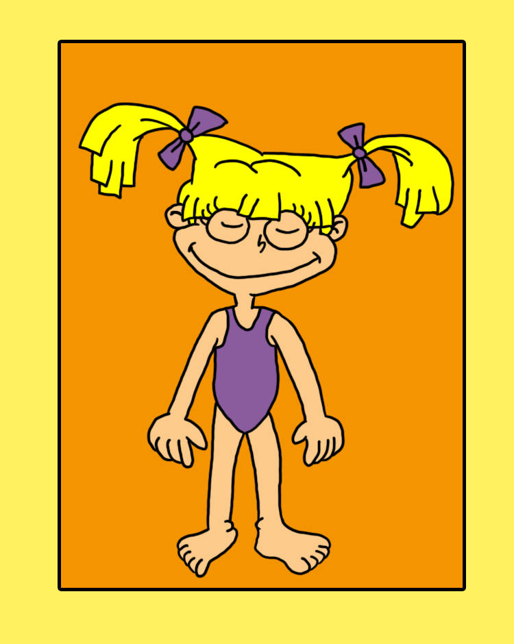 Angelica Pickles Swimming Attire Wallpaper