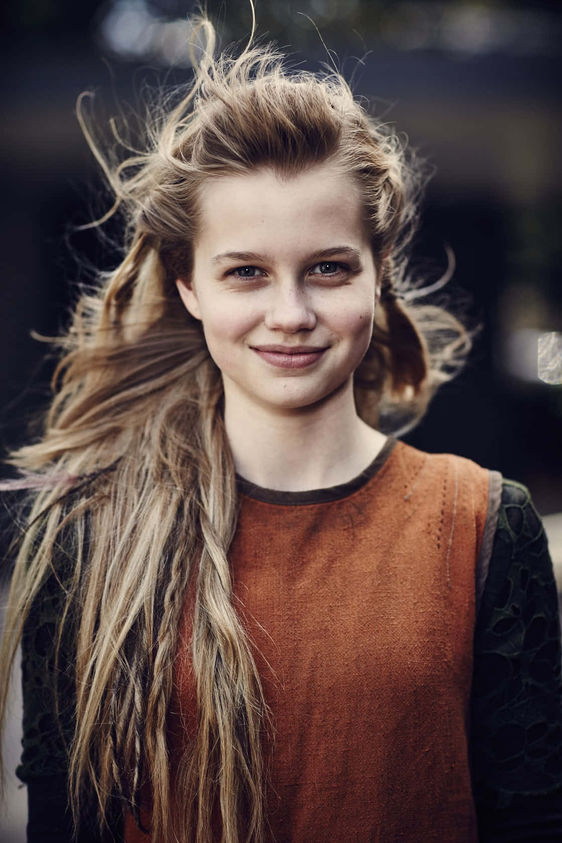 Angourie Rice Windblown Hair Portrait Wallpaper