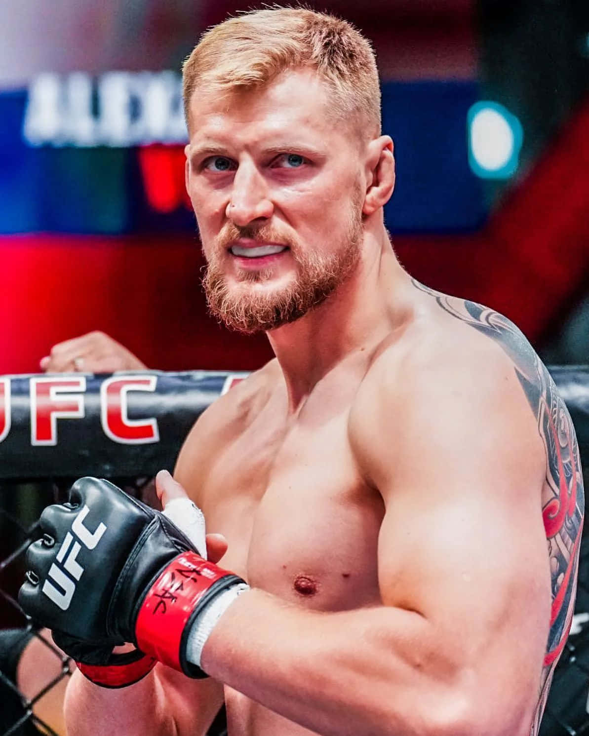 Angry Alexander Volkov Wallpaper