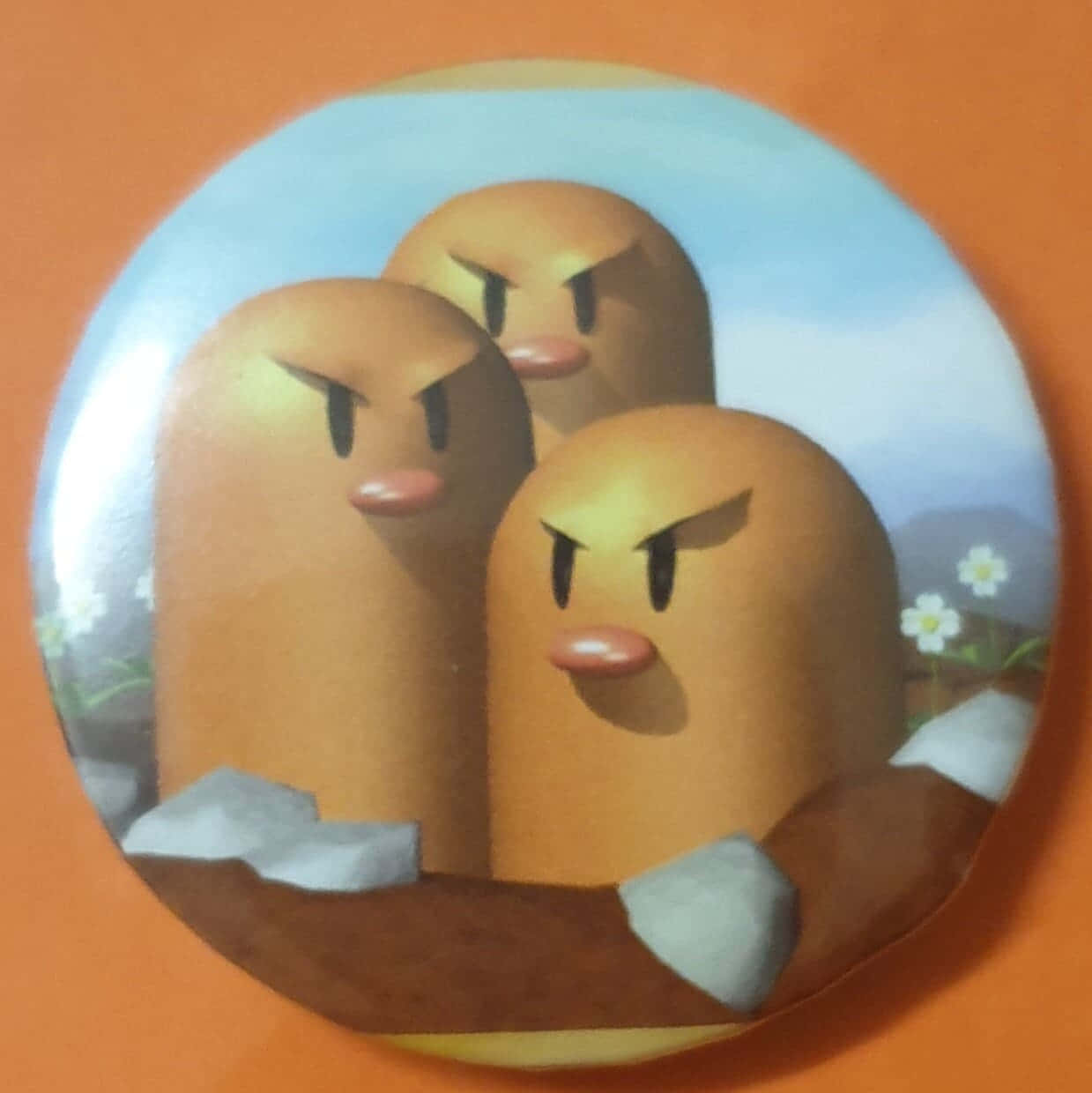 Angry Dugtrio Pin Wallpaper