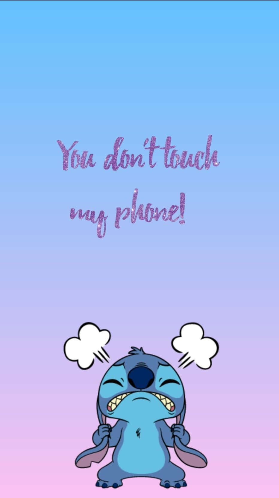 Angry Stitch Lock Screen Wallpaper Wallpaper