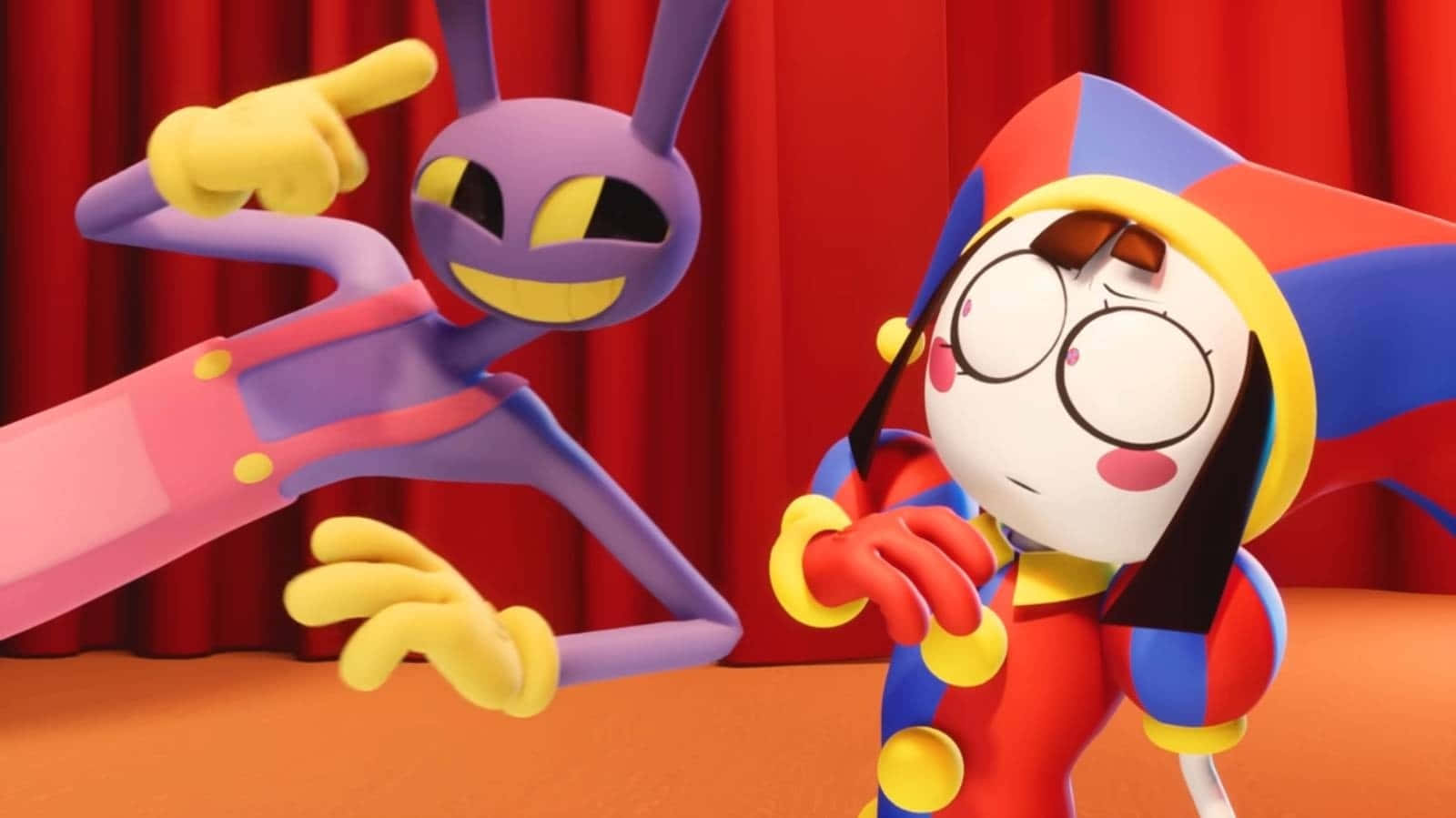 Animated Circus Characters Performance.jpg Wallpaper