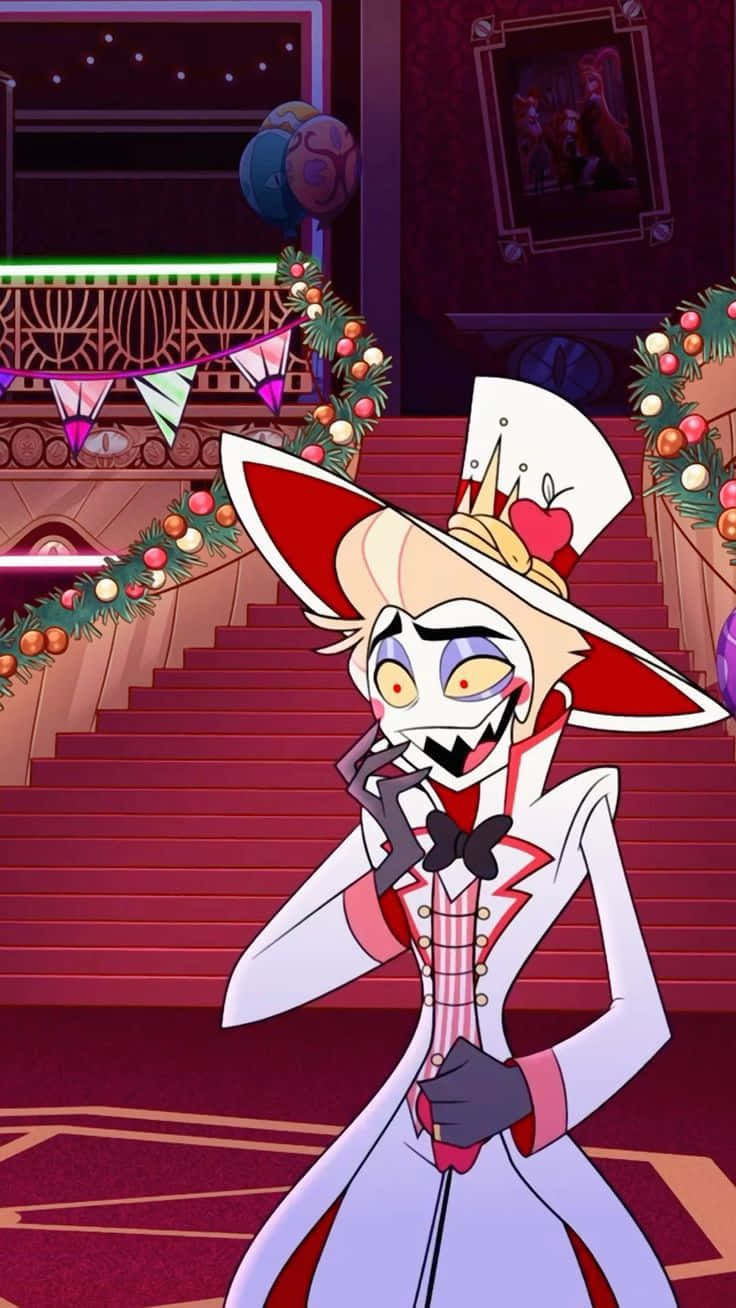 Animated Demonin Casino Staircase Wallpaper